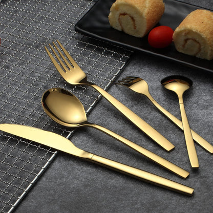 Berglander 30-teiliges Titan vergoldetes Besteckset für 6 Personen