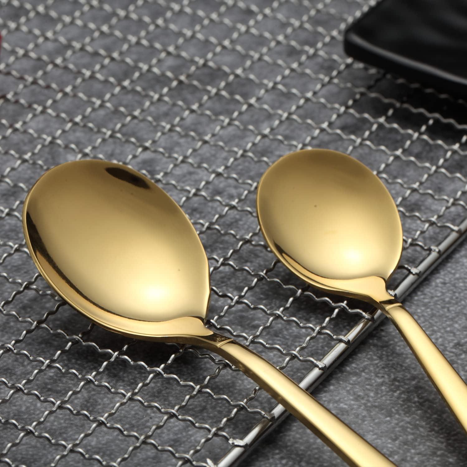 30-teiliges Titan vergoldetes Besteckset für 6 Personen - Spülmaschinenfest