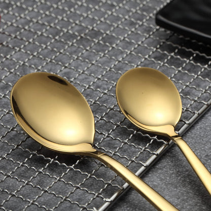 30-teiliges Titan vergoldetes Besteckset für 6 Personen - Spülmaschinenfest