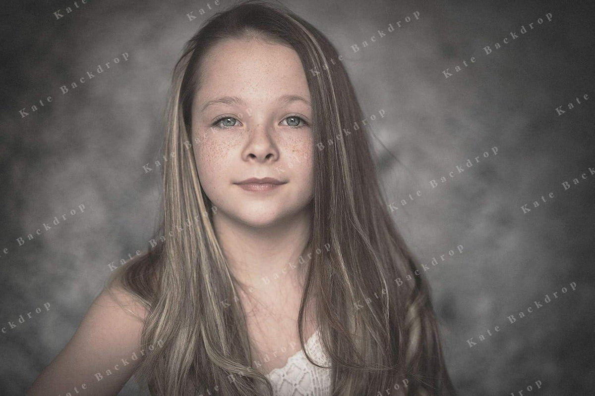 Kate 3x3m Grauer Steigung Textur Mikrofaser Hintergrund für Fotografie