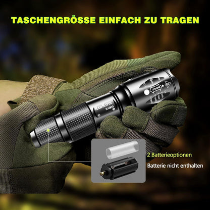 2er Pack REHKITTZ LED Taschenlampe 2000 Lumen Outdoor