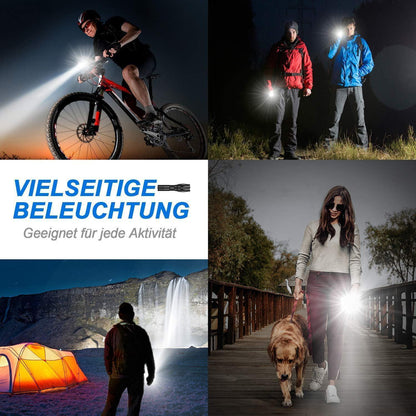 2er Pack REHKITTZ LED Taschenlampe 2000 Lumen Outdoor