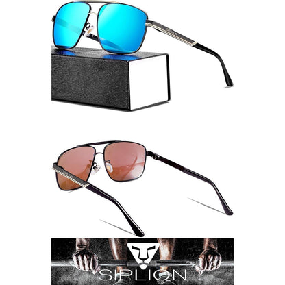 SIPLION Sonnenbrille Herren Polarisiert UV400 CE CAT 3