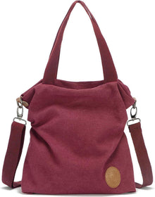 Canvas Umhängetasche Damen große Kapazität lässiger Stil