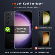 3er Set Panzerglas Schutzfolie für Samsung Galaxy S23/S22 5G