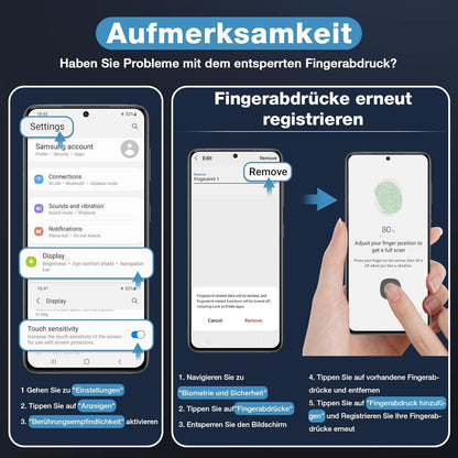 3x Schutzfolie Samsung Galaxy S22/S23 5G Panzerglas 9H HD Displayfolie