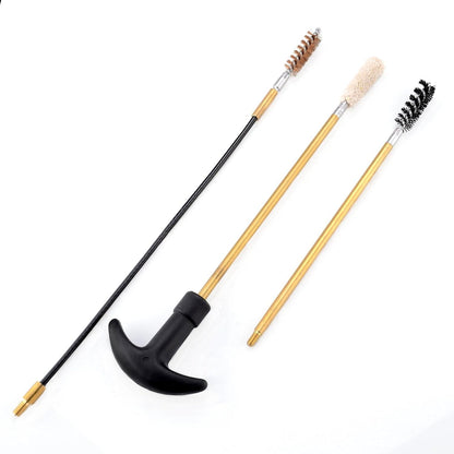 Pistol Cleaning Kit .357/.40/.45 Caliber Bore Brush and Jag Zippered Case