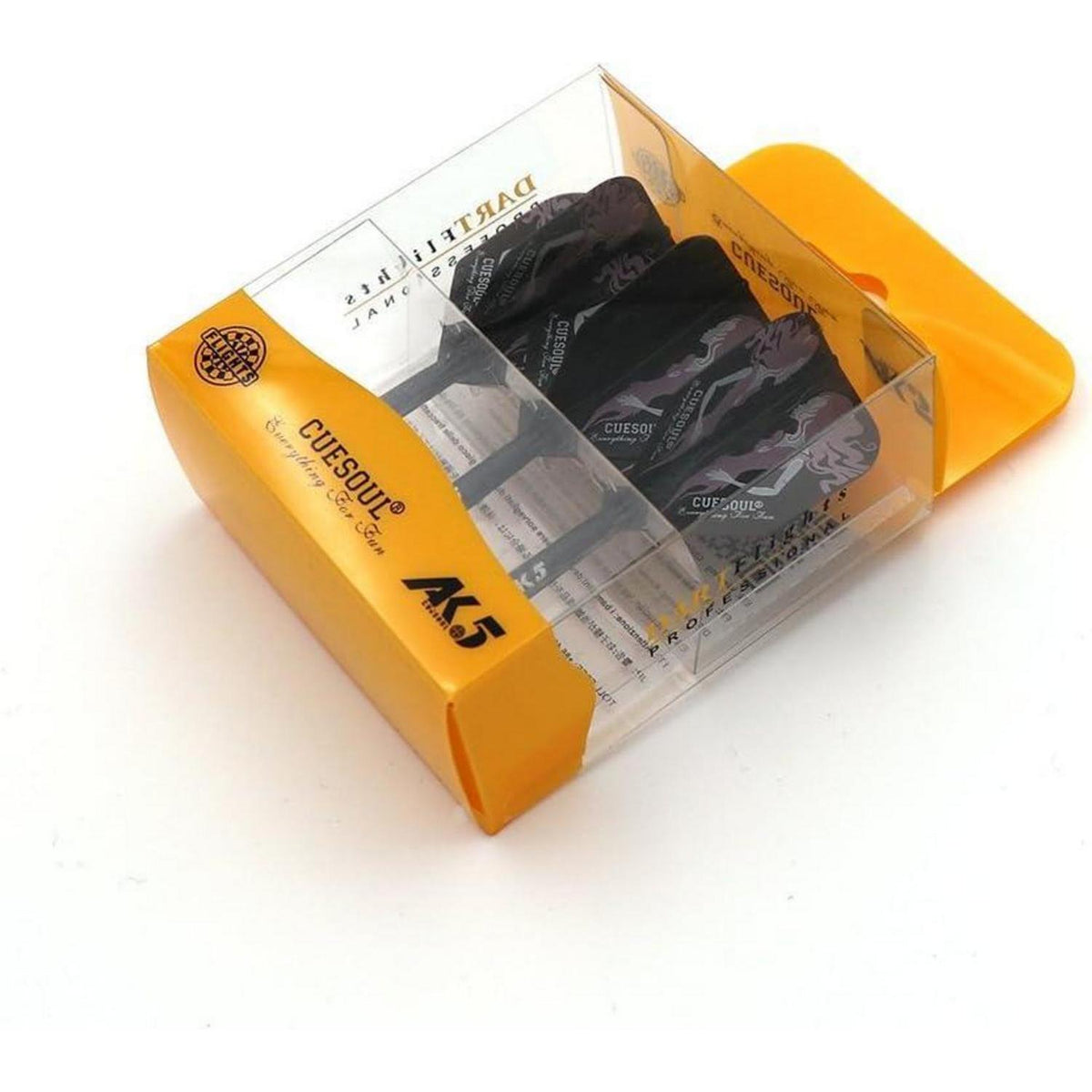 Personalisierte Dart Schäfte & Flights Set – Schwarz M