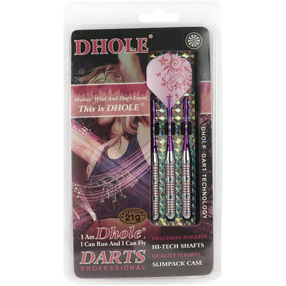 CUESOUL Pink Ladies Steel Tip Darts 21g with Slim Case