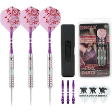 CUESOUL Pink Ladies Steel Tip Darts Set 23g - Free Shipping