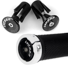 Fahrrad Lenker Griffe mit Aluminium Lock, rutschfestes Gummi, 20-22mm
