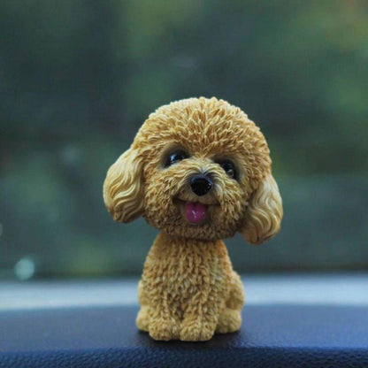 Wackelköpfige Hunde-Auto Deko – Nickernde Hundepuppe