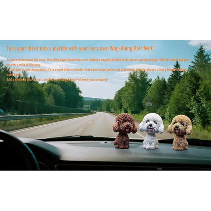 Wackelköpfige Hunde-Auto Deko – Nickernde Hundepuppe