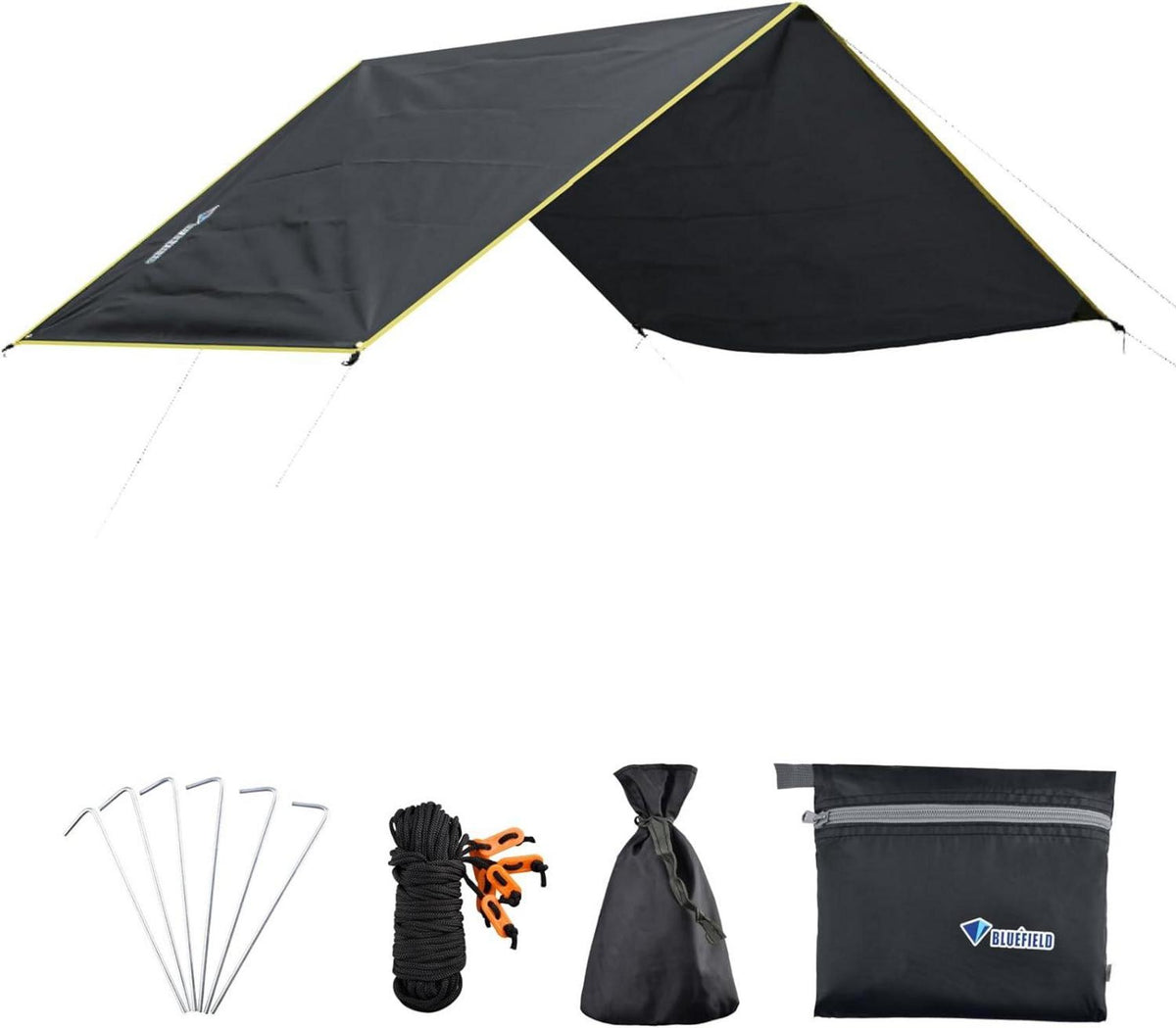 Wasserdichte Zeltplane Tarp für Outdoor Camping Strandaktivitäten