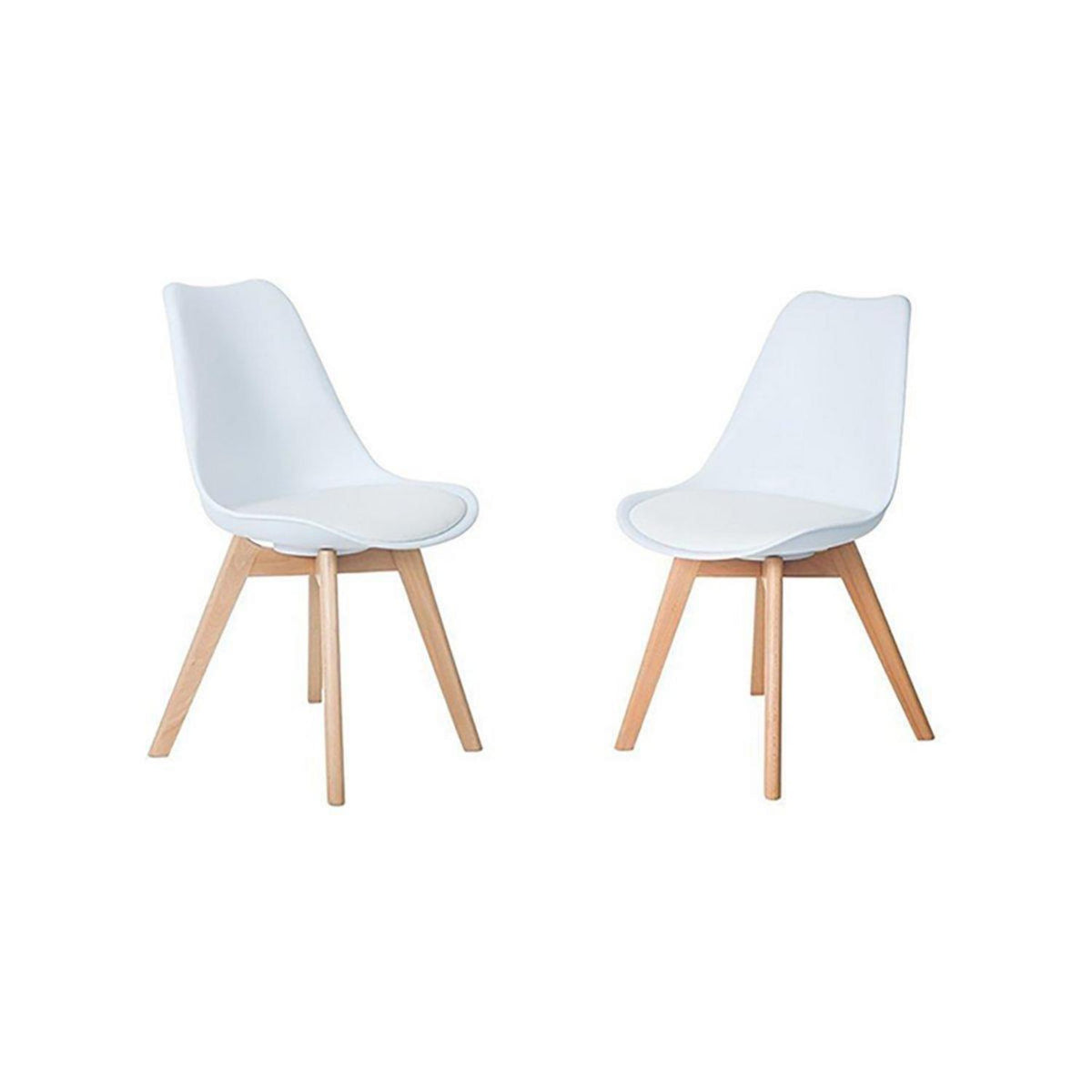 Esszimmerstuhl Set 2er Weiß – Modernes Design & Komfort