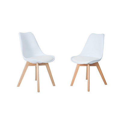 Esszimmerstuhl Set 2er Weiß – Modernes Design & Komfort