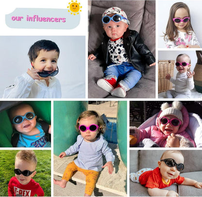 DUCO Polarisierte Sonnenbrille für Kinder UV400 Schutz 0-24 Monate