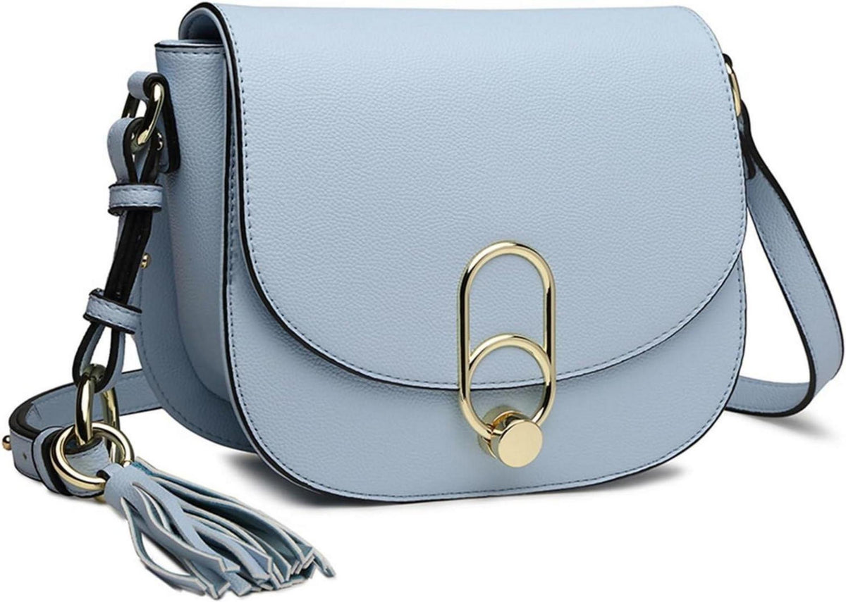 Schultertasche Damen Umhängetasche Cross Body Bag mit Quaste und