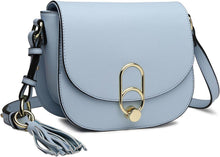 Schultertasche Damen Umhängetasche Cross Body Bag mit Quaste und