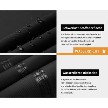 Schutzhülle Tischtennisplatte 165x70x185cm Schwarz