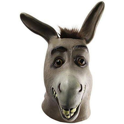 Esel Kopf Maske Latex Lustige Shrek Tier Cosplay Kostüm