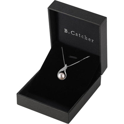 B.Catcher Damen Halskette Perle 925 Sterling Silber