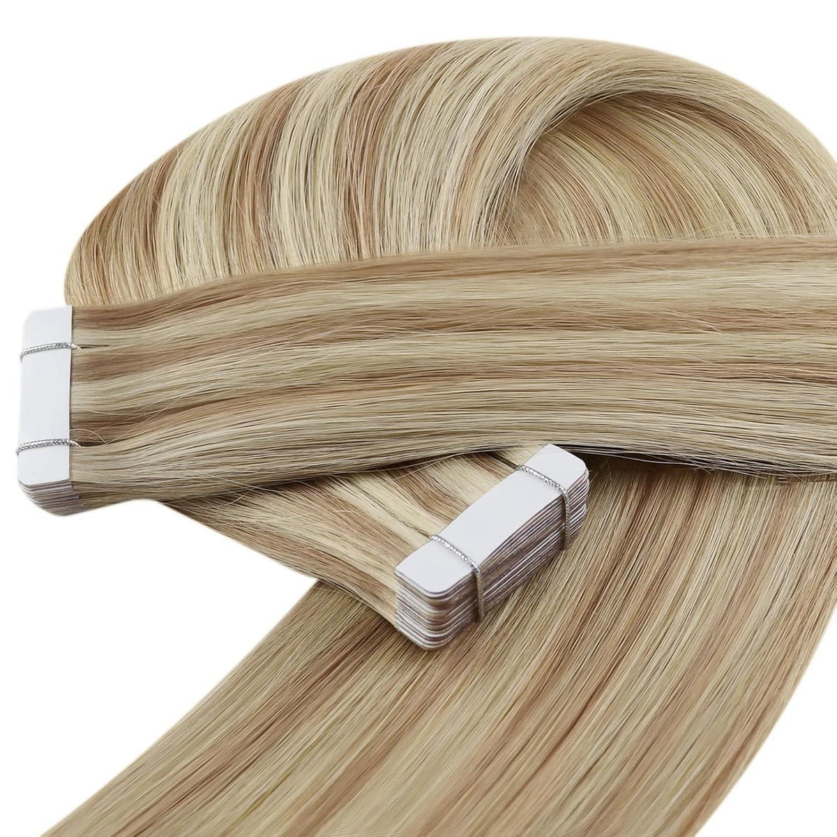 Echthaar Tape Extensions Blond 18/613 - 45cm, 50g