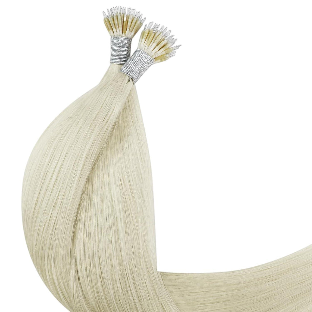 Echthaar Nanoring Extensions Blond 50cm – Volumen & Länge