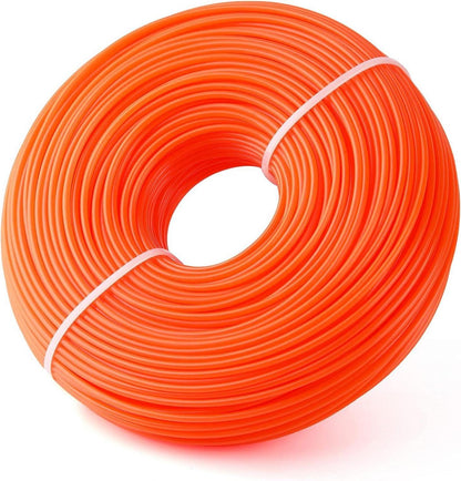 Mähfaden rund orange 2,4 mm x 96 m Trimmerfaden für Freischneider