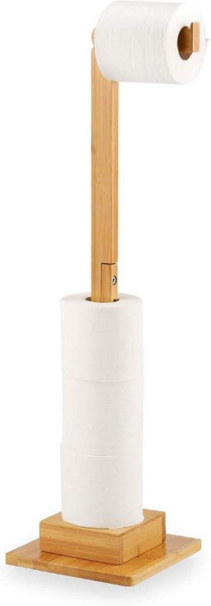Toilettenpapierhalter Bambus Stand ohne Bohren Organizer 72cm
