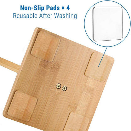 Toilettenpapierhalter Bambus Stand ohne Bohren Organizer 72cm