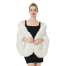 Kunstpelz Stola Bolero für Braut & Abendkleid