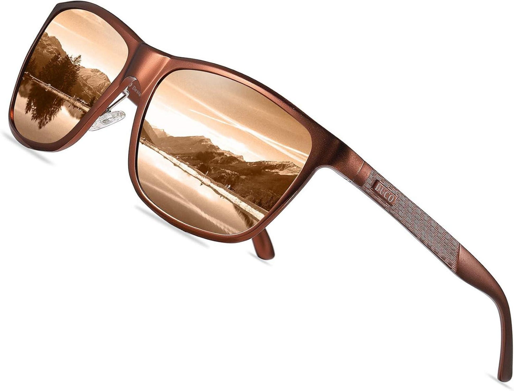 Polarisierte Retro-Sonnenbrille mit UV400-SchutzMagnesium-Legierung