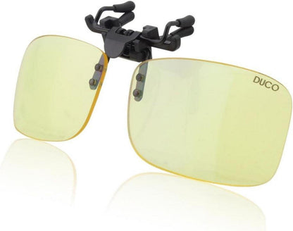 Clip Computerbrille für Kurzsichtigkeit mit Bernsteingläsern