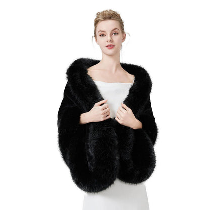 Kunstpelz Stola Damen für Hochzeit und Abendmode
