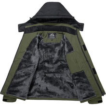 Herren Winter Skijacke Fleece Softshelljacke Wasserdicht
