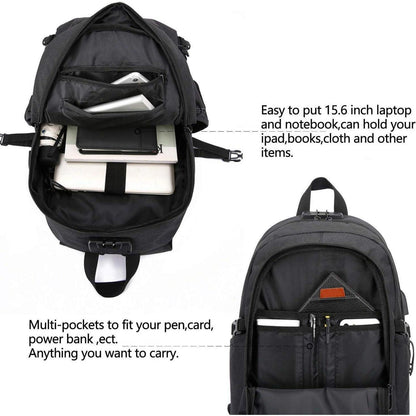 WENIG Laptop Rucksack Herren Anti-Diebstahl Laptoptasche