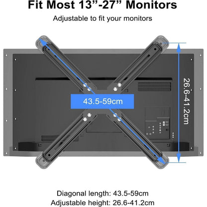 VESA Adapter für 13-32 Zoll Bildschirme, 75x75mm