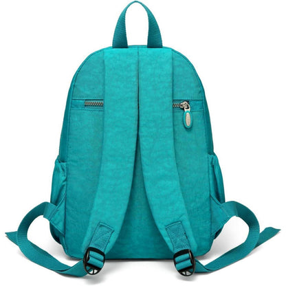 Damen Rucksack Klein Leicht Nylon Türkis 9L