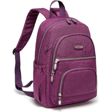 Damen Rucksack Nylon Leicht Klein Brunet Violett 9L