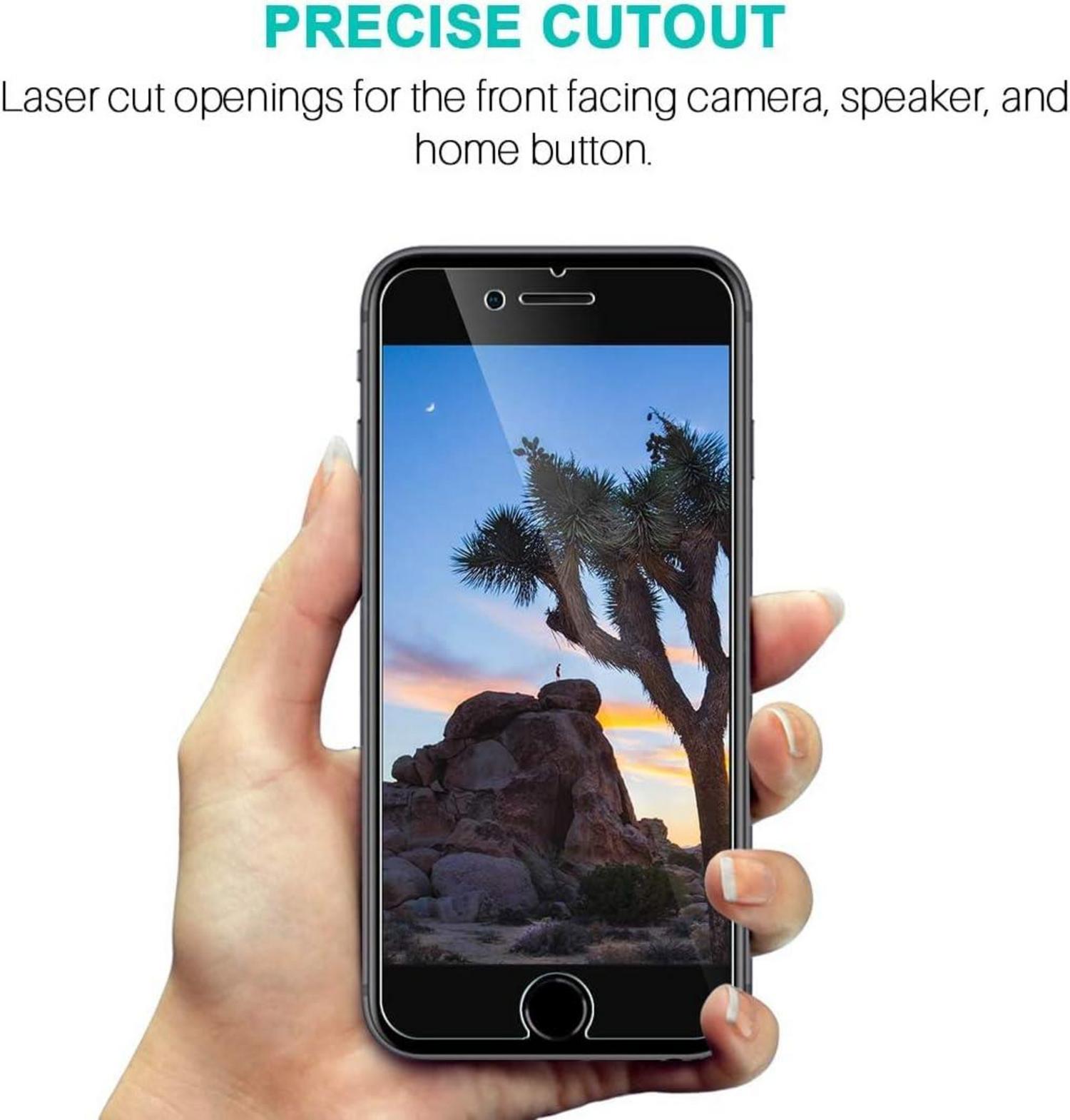 Displayschutzfolie iPhone SE 2022/2020/3 3er Pack 9H Ultra HD