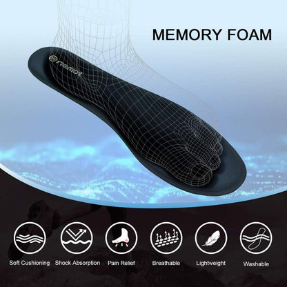 Memory Foam Einlegesohlen für Damen Herren - Weiche Schuheinlagen für Schuhe Stiefel - Stoßdämpfend - Gr.36-47