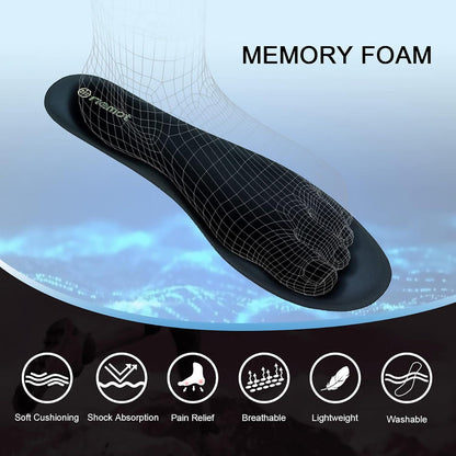 Memory Foam Einlegesohlen für Damen Herren - Stoßdämpfend Gr.36-47