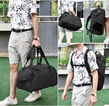 Sporttasche Männer Reisetasche Rucksack 40L Schuhfach