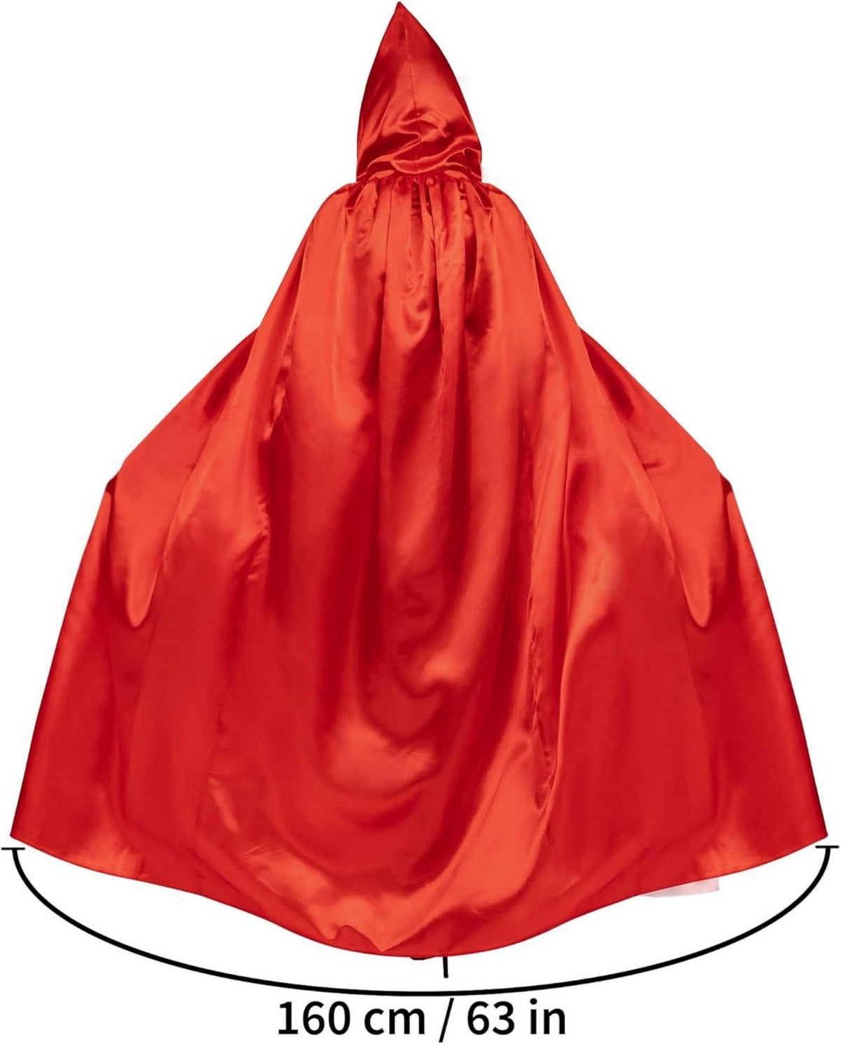 Kapuzenumhang Halloween Erwachsene Kostüm Vampir Cosplay Rot M
