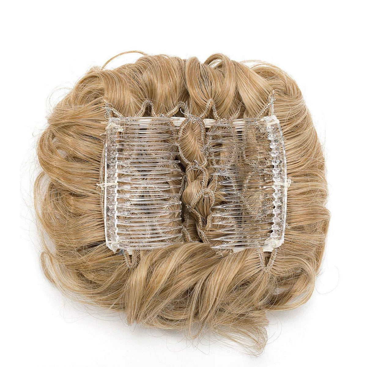 Dutt Haarteil Kaffee Braun Mix Bleichblond – Hochsteckfrisur