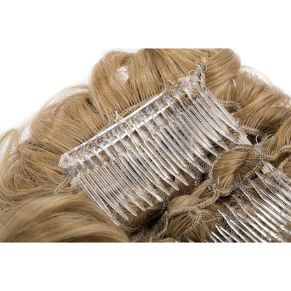 Dutt Haarteil Kaffee Braun Mix Bleichblond – Hochsteckfrisur