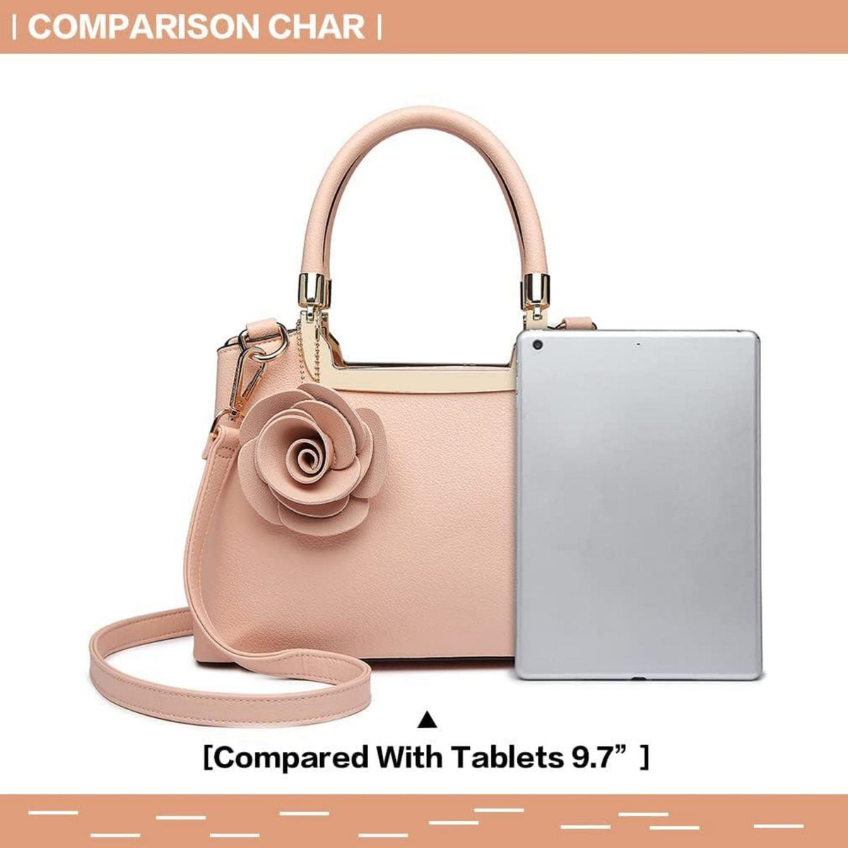 Damen Handtasche Blumen Henkeltasche Schultertasche Umhängetasche Elegant Retro