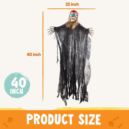 Halloween Skelett Geister Fliegender Sensenmann Pirat