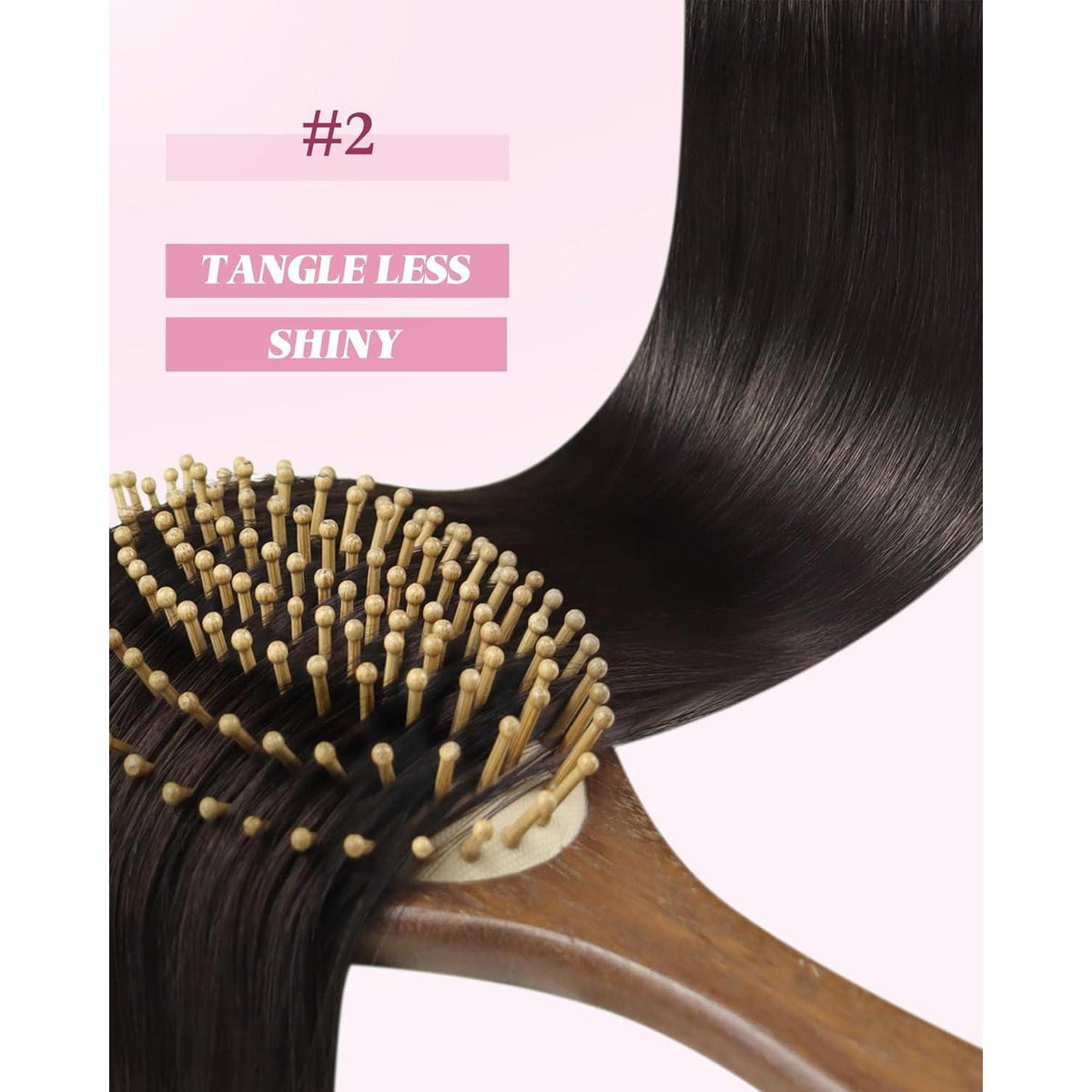 Echthaar Micro Ring Extensions Braun 60 cm